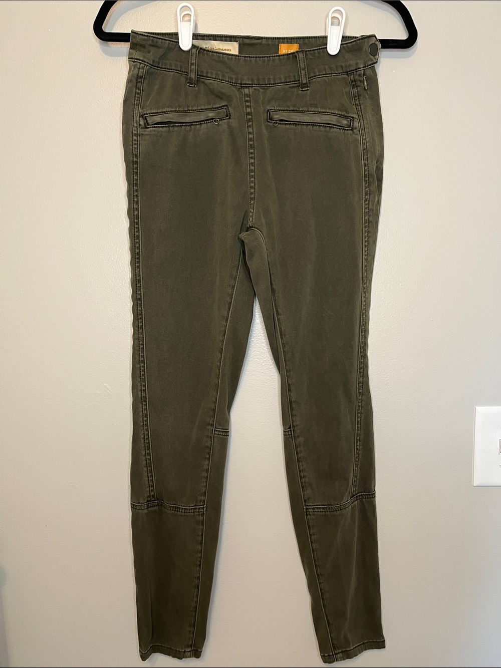 Anthropology Pilcro and the Letterpress Olive Green Women’s Jeans